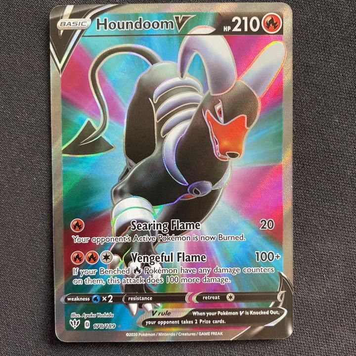 Verified Houndoom V Darkness Ablaze Pokemon Cards Whatnot