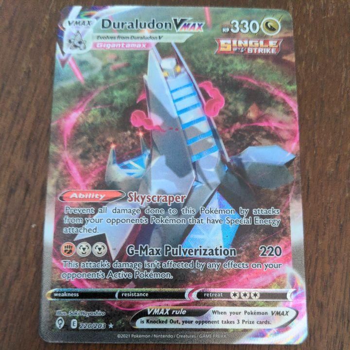 Verified Duraludon Vmax Full Art Evolving Skies By Pokemon Cards