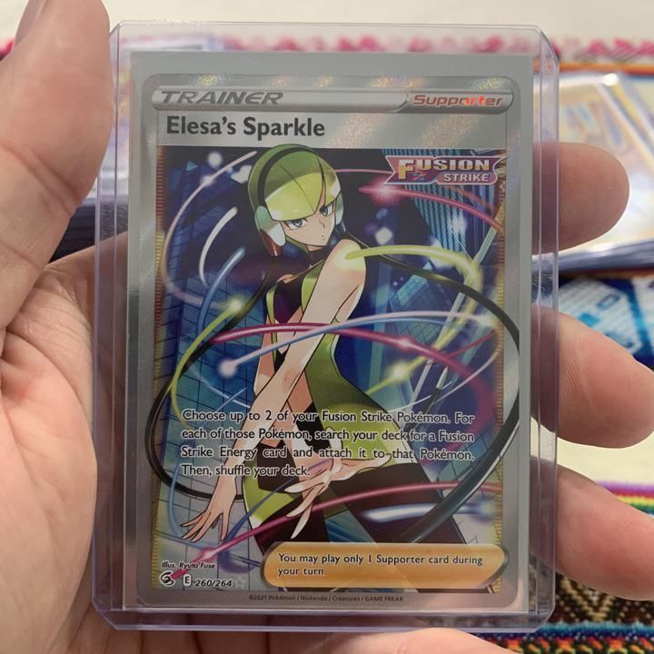 Verified Elesa S Sparkle Full Art Fusion Strike Pokemon Cards Whatnot