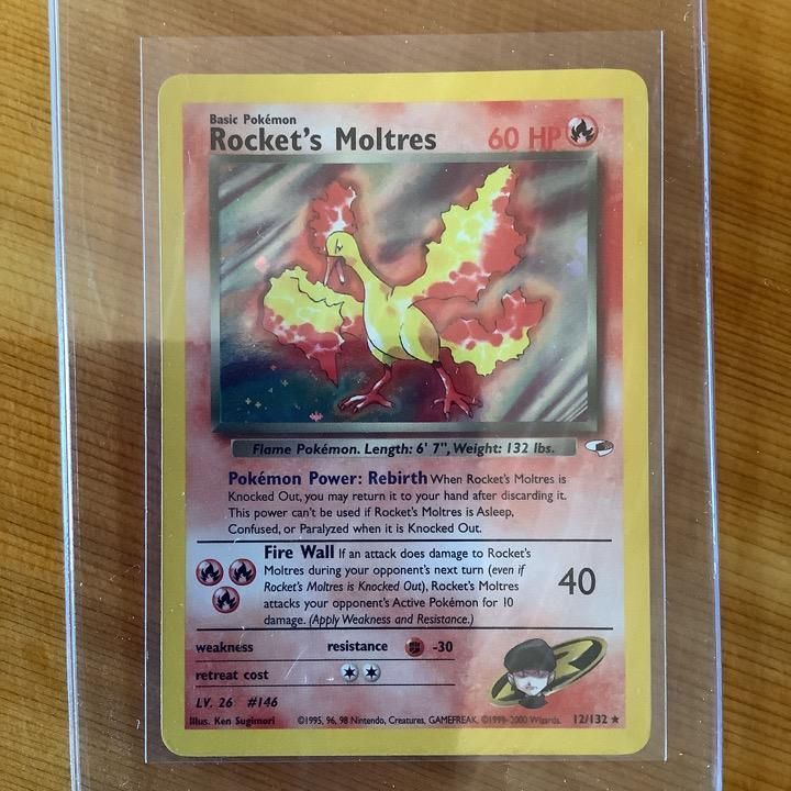 Verified Rocket S Moltres Gym Heroes Pokemon Cards Whatnot