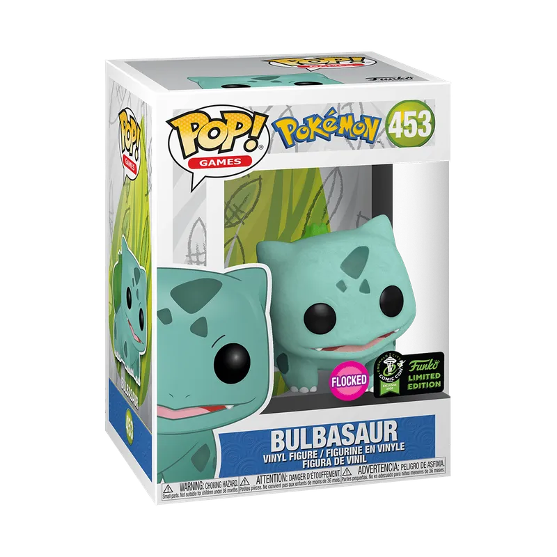 Verified Bulbasaur Flocked By Funko Pop Whatnot