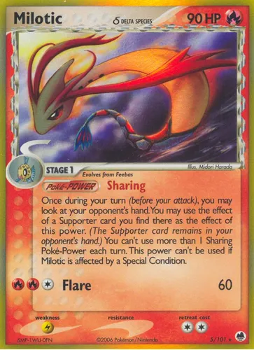 Verified Milotic Dragon Frontiers By Pokemon Cards Whatnot