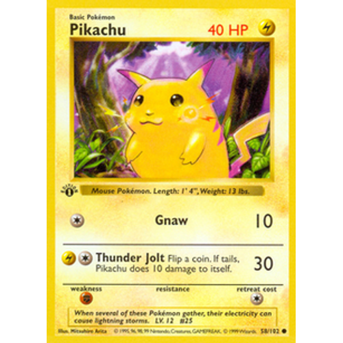 Verified Pikachu Base Set 1st Edition By Pokemon Cards Whatnot