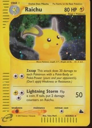 Verified Raichu Skyridge By Pokemon Cards Whatnot