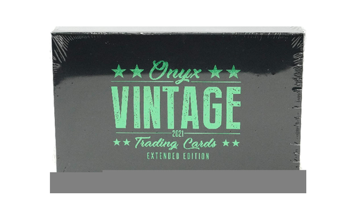 Verified 2021 Onyx Vintage Extended Series Baseball Hobby Box By Other