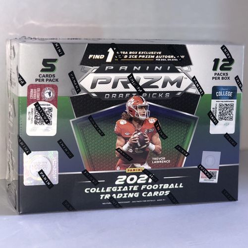 Verified Panini Prizm Draft Picks Collegiate Mega Box Gold Ice