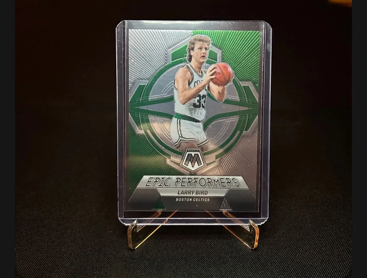 Larry Bird Panini Mosaic Epic Performers Basketball Card Reprint