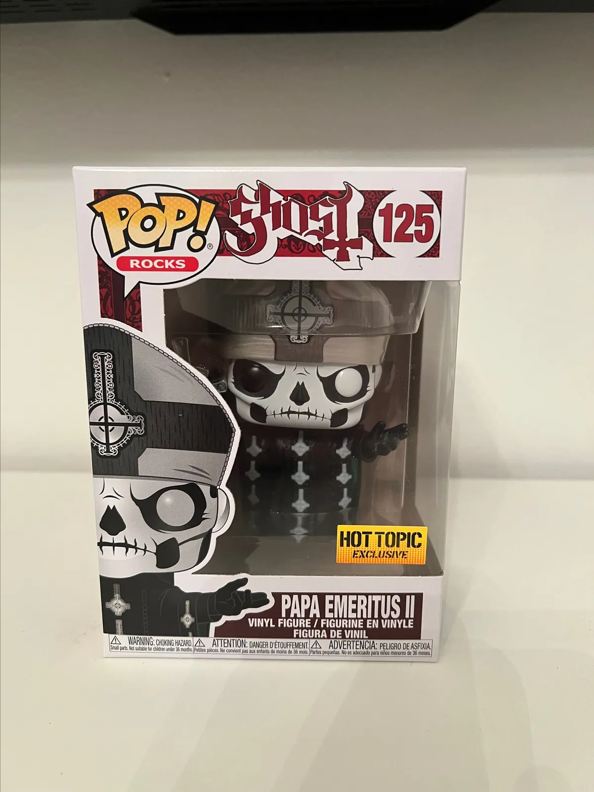 Funko Pop Ghost Papa Emeritus Ii Hot Topic Exclusive Whatnot