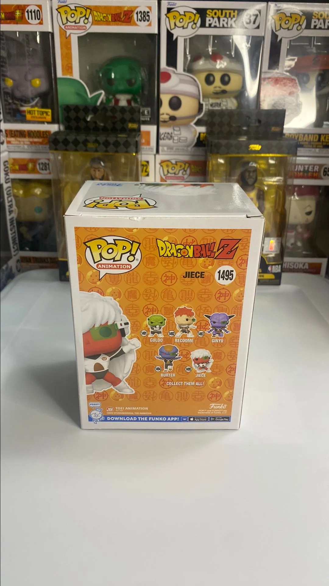 Dragon Ball Z Jiece Funko Pop Vinyl Figure 1495 GINYU FORCE ANIME