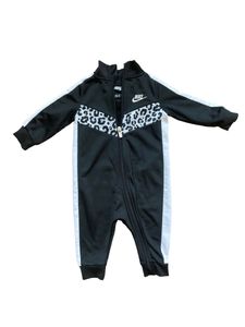 Brand New Nike Baby Girl Zip Up Athletic Jogging Suit Cheetah