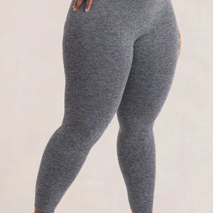 $60 Empetua Shapermint Essentials High Waisted Shaping Leggings Grey Large