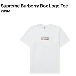 Supreme Burberry Box Logo Tee | Whatnot