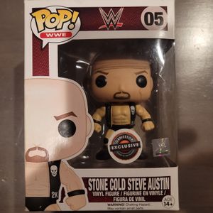 Funko Pop WWE Stone Cold Steve Austin 05 GameStop Exclusive Vinyl