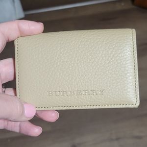 Burberry Nova Checker Card Holder Wallet