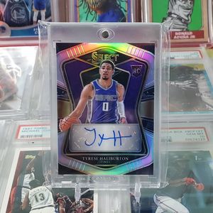 Tyrese Haliburton 2021 RC Slect Silver Prizm Auto /249 - Kings Pacers