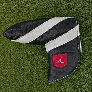 iliac Golf Polo Pitch Black + Pure White Blade Putter Headcover-BRAND NEW!