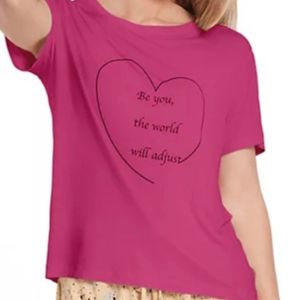 NWT Women's PSK Collective Be You, The World Will Adjust Graphic Tee 2X