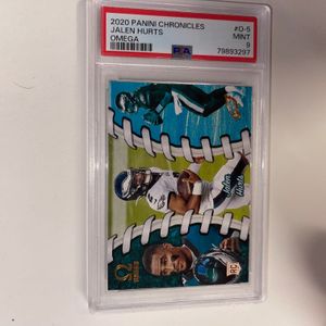 Jalen Hurts Omega Rookie PSA 9 Eagles