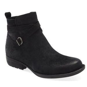 Born jorgette leather shop buckle strap bootie