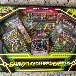TCG opening: Shiny Rayquaza box