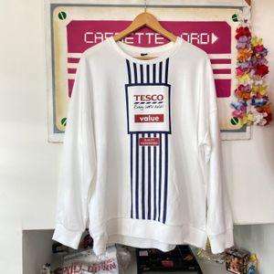 Iconic Tesco Value Sweatshirt Jumper size Large Men s Unisex