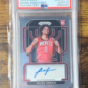 Jalen Green Prizm Rookie Signatures auto PSA 10/10 | Whatnot