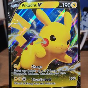 Pikachu V [SWSH061] JUMBO, Oversized, Shining Fates Pokemon TCG Promo Card