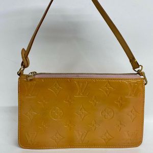 Brown Louis Vuitton Vernis Lexington Pochette Bag