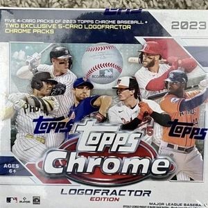 2023 Topps Chrome Logofractor Edition Factory Sealed Box! In-Hand