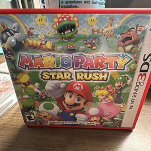 3DS- MARIO PARTY: STAR RUSH/ CAMO CONTROL/ UNCHARTED 4/ SF ALPHA PSP