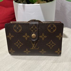 Louis Vuitton Monogram Viennois Kisslock Wallet