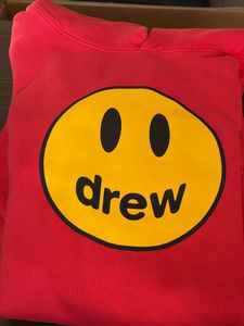 Drew house red discount hoodie