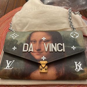 Louis Vuitton Masters Collection Da Vinci Jeff Koons Wallet on Chain