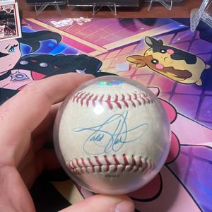 TODD HELTON BATTING CHAMP ROCKIES SIGNED BASEBALL HIDDEN