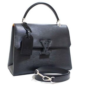 LOUIS VUITTON Grenelle MM Epi Leather Shoulder Bag Black