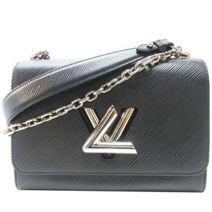 Louis Vuitton Twist MM Epi Patent Leather Shoulder Bag