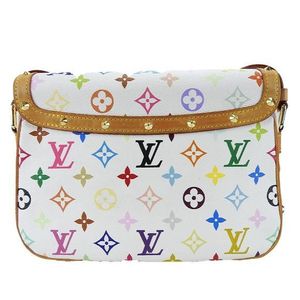 Louis Vuitton Sologne Handbag Monogram Multicolor White