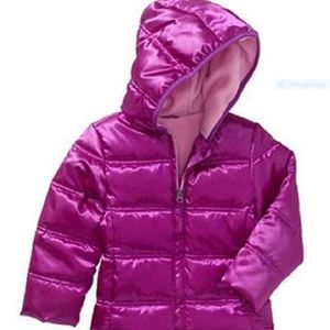 Baby Bubble Puffer Jacket - Pink