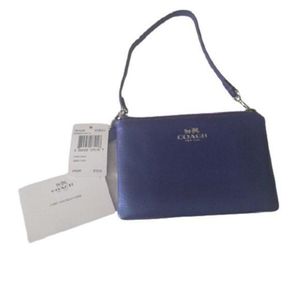 Purple discount coach wristlet