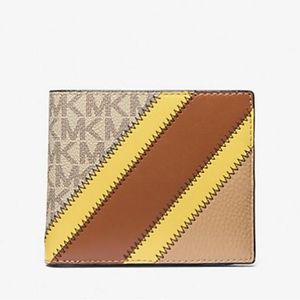 MICHAEL KORS Cooper Logo And Faux Leather Billfold Wallet For men