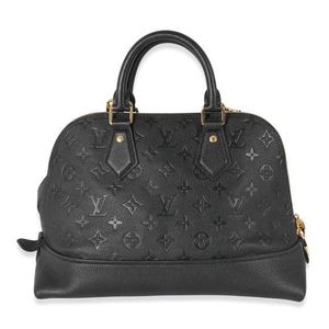 Louis Vuitton Black Monogram Empreinte Alma Bb Gold Hardware (Very Good), Womens Handbag