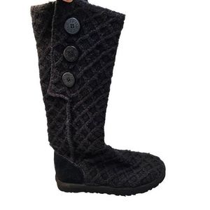 Lattice cardy store wool knit boot