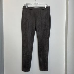 White House black market Suede The leggings Size 12