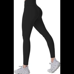 Sunzel Womens Workout Leggings with High Waist Tummy Control 28 Inseam,  SIZE SMALL