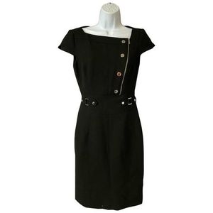 Karen millen black cocktail dress sales