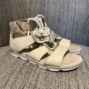 SOREL Women s Torpeda Lace II Flat Sandal Size 10