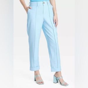 A New Day High-Rise Slim Fit Effortless Pintuck Ankle Pants - 14 - NWT