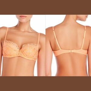 NWT Wacoal Melodie Embroidered Push up Bra 34DD