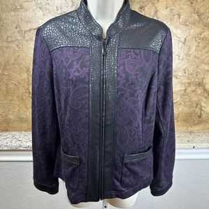 Chico's hot sale purple jacket