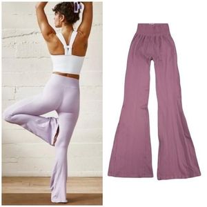 NWOT *IR* FP Movement  Good Karma Flare Leggings in Mauve